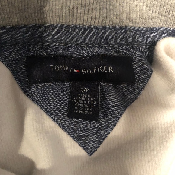 Cream Tan Sweatshirt Turtleneck Tommy Hilfiger - Picture 3 of 3